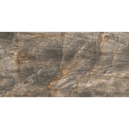 Wellker Fliesen Feinsteinzeug Aibonito grau glasiert poliert rektifiziert 60x120 cm, Stärke 9 mm