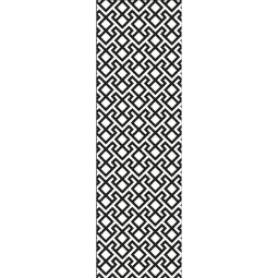 GroJa XL-Designeinsatz Abstract Aluminium Anthrazit DB 703 Sichtschutz 60x180 cm, mit rundumlaufendem Rahmen, inklusive Befestigungsmaterial