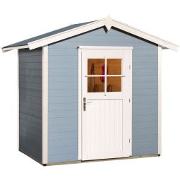 weka Gerätehaus 223 grau Geräteschuppen Dachstärke 19 mm