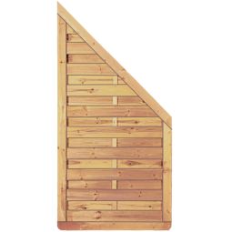 T&J Sichtschutzzaun Avantgarde gerade Ecke Sichtschutz Lamellenzaun AVANTGARDE Sichtschutzzaun Ecke 90x180/90 cm, kesseldruckimprägniert, glatt gehobelte Lamellen, Edelstahlnägel, gerundete Ecken