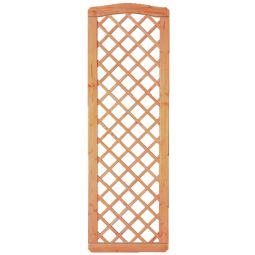 T&J Sichtschutzzaun CLASSICO Abschluß mit Krone und Dekorgitter Sichtschutz Classico Abschlusszaun mit Krone und Dekorgitter aus naturbelassener Douglasie, mit Landhausprofil und Rankstäben in 2 Größen