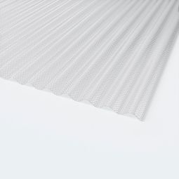 Marlon CS Crystalight Wellplatten 76/18 Polycarbonat Wabenstruktur klar Attraktive Wabenstruktur auf der Unterseite, robust und widerstandsfähig, co-extrudierter UV-Schutz, Breite: 1045 mm