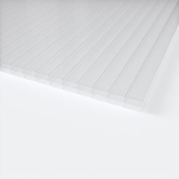 Lexan Thermoclear Plus Doppelstegplatten 16 mm Polycarbonat opal Doppelseitiger UV-Schutz, extrem Schlagzäh, hervorragende Witterungsstabilität, ausgezeichnete Lichttransmission