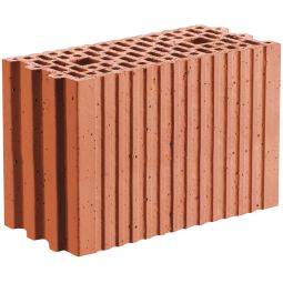 Wienerberger Poroton Hochlochziegel Plan-T Ziegelstein Für beinahe fugenloses Mauerwerk, einfach und unkompliziert zu verkleben, Dünnbettmörtel im Lieferumfang enthalten