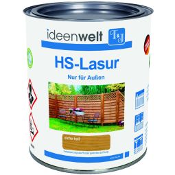 T&J HS Lasur Holzlasur für außen HS-Lasur für Außenhölzer in vielen Farben, wasserabweisend, UV-beständig, mit Schutz gegen Pilze, Insekten und Witterungseinflüsse