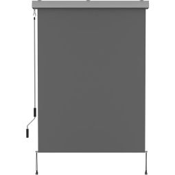 NOOR Senkrechtmarkise Exklusiv 150x250 cm anthrazit Extra breite Senkrechtmarkise mit 220 g/m² starkem Polyester – wasserabweisend, UV-beständig, für Wand- und Deckenmontage
