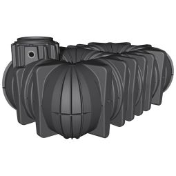 GRAF Flachtank Zisterne Platin Flache Bauweise für platzsparende unterirdische Regenwassernutzung, verschiedene Tankgrößen