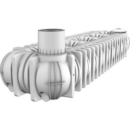 Graf Platin XL Trinkwasserspeicher Erdspeicher Geringe Einbautiefe, für Grundwasserbereiche geeignet, inklusive Tankdom Maxi