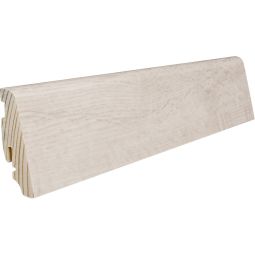 HARO Sockelleiste für DISANO foliert Eiche Provence creme Dekorative Leiste in heller, natürlicher Holzoptik, 19x58x2200 mm