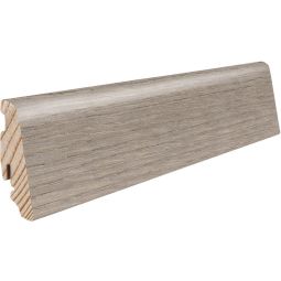 HARO Stecksockelleiste DISANO Eiche Ontario grau Nässeschutz Fußleisten 2200x19x58 mm, wasserresistent und farblich passend zu DISANO