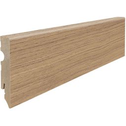HARO Stecksockelleiste Cube Eiche Emilia puro Fußleisten Moderne MDF-Leiste mit natürlicher Eichenoptik, robust und pflegeleicht