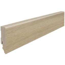 HARO Stecksockelleiste DISANO Cube Eiche Ontario puro Fußleisten Zeitlose Eiche-Optik mit montagefreundlichem Stecksystem, 2200x16x58 mm