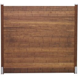 T&J ELEGANT Profilbrett Sichtschutz Steckzaun Lamellenzaun ELEGANT Profilbrett aus vorgeöltem Bambus CoBAM®, 185x14x1,4 cm, 11 Bretter ergeben ca. 180 cm Höhe, robust und wetterbeständig