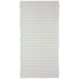 T&J Sichtschutzzaun LIGHTLINE weiß Sichtschutz Lamellenzaun Sichtschutzzaun LIGHTLINE aus weißem Fensterkunststoff mit Nut- und Federprofil, inkl. Zaunhalter, langlebig und pflegeleicht