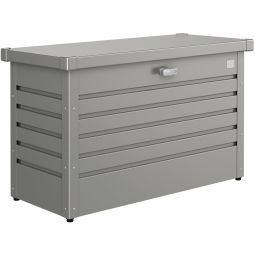 Biohort FreizeitBox quarzgrau-metallic Gartentruhe Formschöne & langlebige Gartenbox, Regenwasserdicht und abschließbar