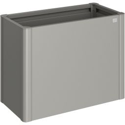 Biohort HochBeet quarzgrau-metallic Stilvolles & modernes Hochbeet aus Metall, die perfekte Wahl für Gartenliebhaber die bequem Gemüse und Kräuter anbauen wollen