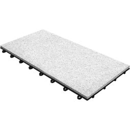 florco Klickfliese stone Granit XL 30x60x2,8 cm, stabil und robust kombinierbares Klicksystem 