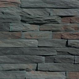 DE RYCK Wandverblender Murok Strato Eckriemchen M851 Anthrazit nuanciert unregelmäßig 4 verschiedene Steinformate, leicht zu verlegen