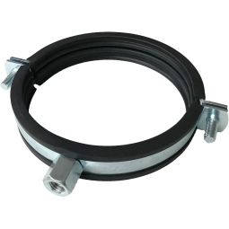 HT Schelle mit Stockschraube Robuste Rohrbefestigung mit Stockschraube für HT‑Leitungen, schallgedämmt 8 x 80 mm