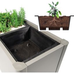 Biohort Pflanzeinsatz für Pflanzbeet Belvedere der Pflanzeinsatz dient zur einfacheren Bepflanzung, 1, 2, 3 oder 4 Stück zur Auswahl