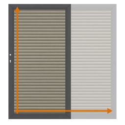 TraumGarten Einzeltor auf Maß Sichtschutzzaun SYSTEM NEO PLATINUM Taupe-Grau Maßgefertigtes WPC-Tor mit Alu-Rahmen, 150x20 mm Lamellen, pflegeleicht, witterungsbeständig, variable Größe & Rahmenfarbe