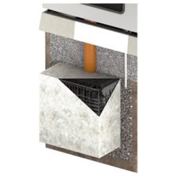 ACO Sickerbox aus Kunststoff mit Vlies Unterirdischer Sickerspeicher mit Vlies‑Schutz für effiziente Wasserableitung