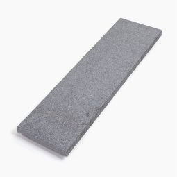 Seltra Natursteine Abdeckplatte GALA EXACTA NEW Granit anthrazit Herkunft Vietnam Oberfläche geflammt, mit Wassernase, 100x28x4 cm