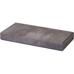 WESERWABEN Gartenmauer Vario-Line Mauerabdeckung Abdeckplatte Grau-Anthrazit Mauerabdeckstein für Weserwaben Mauersysteme, 40x20x5 cm
