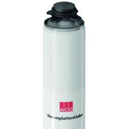ACO Therm Block Dämmplattenkleber für Montageplatten Kunststofflichtschächte 800 ml Leistungsstarker PUR‑Kleber für ACO Therm® Block‑Montageplatten, Verarbeitung mit Schaumpistole
