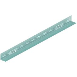 ACO Profiline X Kiesleiste für Fassadenentwässerung Länge 1000 mm Kiesfangleiste als Schutz vor Schmutz und Kies bei Fassadenentwässerung, Höhe von 60 mm bis 120 mm, Breite 155 mm