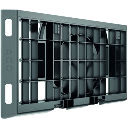 ACO Stormbrixx Blockrigole halbe Seitenwand HD600 Passgenauer seitlichen Abschluss für Rigolensysteme mit halber Bauhöhe