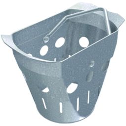 ACO Drain Schlammeimer Kurzform für Einlaufkasten Stahl verzinkt, Kompakter Schmutzfang für einfache Reinigung und freien Wasserablauf