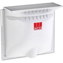 ACO Therm® Lichtschacht Komplettset 400 mm Tiefe Masche 30/30 begehbar Lichtschachtkörper, Rost & Montageset