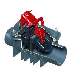 ACO Rückstauautomat Quatrix K freiliegende Rohrleitung Fäkalienrückstauautomat - Einbau in freilegende Rohrleitung, ohne Pumpe