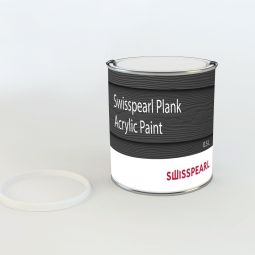 Swisspearl ehem. Cembrit Plank Acrylfarbe 0,5L CP210 Zur Versiegelung von Schnittkanten vor der Montage, Reinweiß