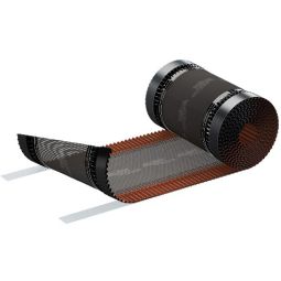 ALUJET Universal Firstrolle schwarz Passgenaue Fixierung, unabhängig von der Eindeckung, Breite 30 cm, 5 m Rolle