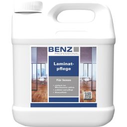BENZ PROFESSIONAL Laminatpflege farblos Bodenpflege Schützt und frischt beanspruchte Holzoberflächen sichtbar auf, für wasserfeste Fußböden und Beläge