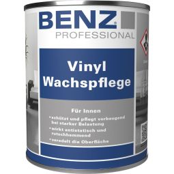 BENZ PROFESSIONAL Vinyl Wachspflege farblos Schützende Pflegeemulsion für elastische Beläge, für stark strapazierte Vinyloberflächen