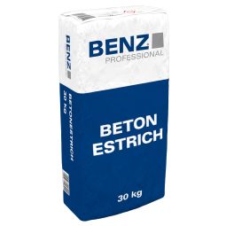 BENZ PROFESSIONAL Betonestrich Hohe Frostbeständigkeit und Feuchtigkeitsbeständigkeit, sehr hohe Festigkeit, 30 kg Sack