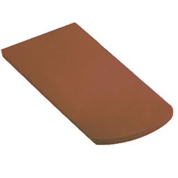Erlus Biberschwanz Lüftungsziegel (Froschmaul) kupferbraun engobiert Dachziegel Lüftungsquerschnitt 55cm²/lfm