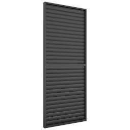 Ximax Lamellenwand Aluminium für Pergola Shade dunkelgrau Stabile Rahmenkonstruktion mit verstellbaren Lamellen aus pulverbeschichtetem Aluminium