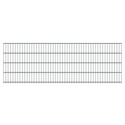 Doppelstabmatte anthrazit (RAL 7016) verschiedene Varianten, Länge 2,5m