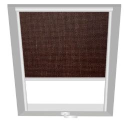 Wellker Verdunkelungsrollo Dunkelbraun 1051 Robustes Verdunkelungsrollo in elegantem Dunkelbraun für Dachfenster von Roto und Wellker