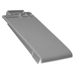 Erlus Linea 1/2 Ortgangziegel links sinterlichtgrau engobiert (Doppelwulst-Set) Dachziegel Bedarf: 2,6 Stk./lfm.