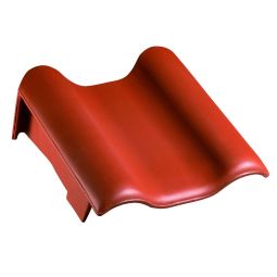 Erlus E58/E58 S rot Pultdach-Ortgang links Dachziegel Bedarf: 1 Stk/Seite