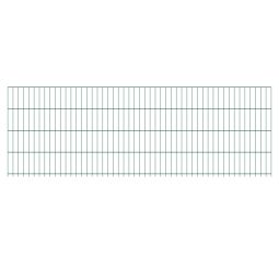 Doppelstabmatte grün (RAL 6005) Drahtstärke 6/5/6 oder 8/6/8 mm, sendzimirverzinkt nach DIN EN 10244-2 und pulverbeschichtet