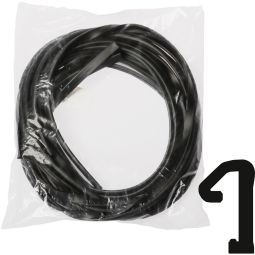 TraumGarten Ersatzteil Dichtungs-Set BOARD für 6 mm Stärke Passgenaues Ersatz‑Dichtungsprofil für 6 mm BOARD‑Elemente, erhältlich in 90 cm und 180 cm