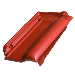 Erlus E58/E58S Ortgangziegel rechts naturrot Dachziegel Bedarf:&nbsp 3 Stk./lfm.