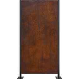 Wellker Sichtschutzelement GERAS CORTEN Sichtschutz Blickdicht, aus Cortenstahl 90x180 cm, Stärke 2 mm, mit feiner Patina