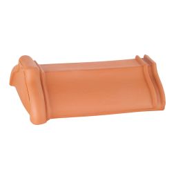 Erlus Firstanfangsziegel Nr. 5 sinterrot Dachziegel Bedarf: 2,9 Stk./lfm.